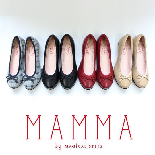 [MAMMA（マンマ）] の靴-妊婦、子育てママにやさしい靴！むくみ対応 脱ぎ履きしやすく滑りにくい バレエシューズ（全カラー）