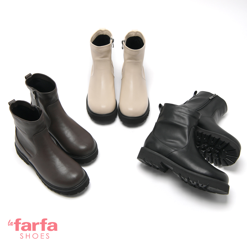 販売開始しました！】 【秋冬新作(防水仕様)】 la farfa SHOES（ラ・ファーファ シューズ） 3.5cmヒール 防水 厚底 ストレッチショートブーツ S/T 521 M＋-3L＋ 4E 【公式】シューズブランド「la farfa SHOES（ラ・ファーファ シューズ）」一覧  フィットパートナー公式 ...