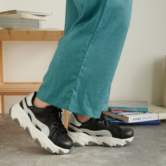 3000円均一】 la farfa SHOES（ラ・ファーファ シューズ） 厚底ライン