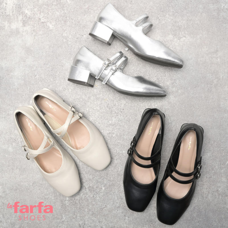 25SS 新作】 la farfa SHOES（ラ・ファーファ シューズ） 4.0cm
