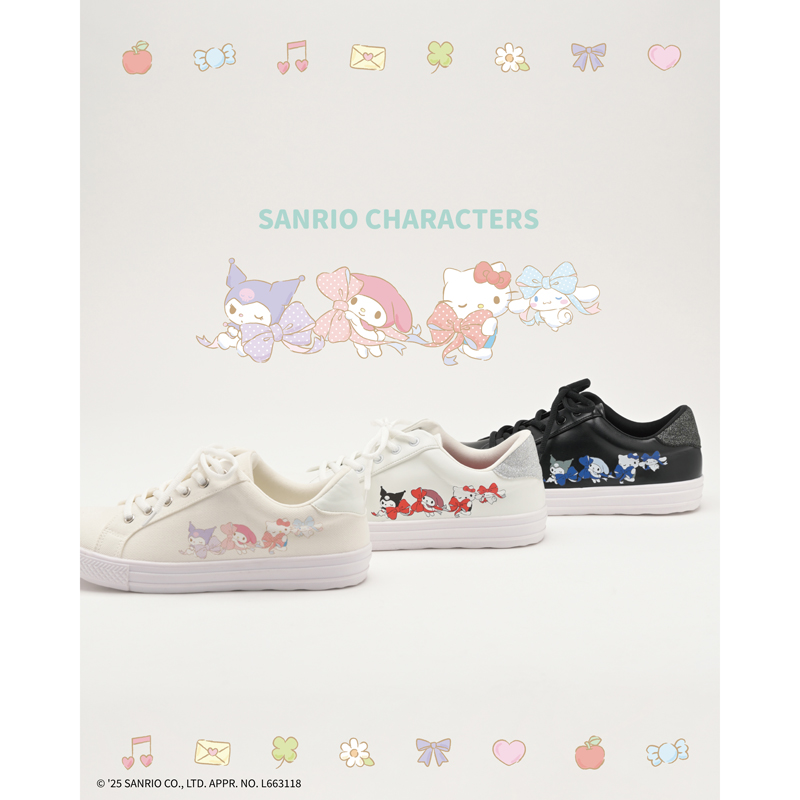【新作】SANRIO CHARACTERS(サンリオキャラクターズ)キャラクターコートスニーカー S/T1504 S-LL 3E